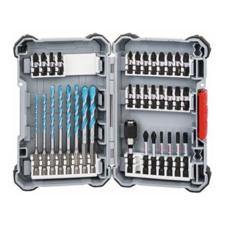 BOSCH Bit-Spitze und Universalbohrstab Set 35-teilig Impact Control