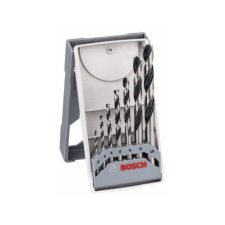 BOSCH Schneckenbohrer X-Pro Set 7-teilig 2,0-10,0 mm HSS PointTeQ