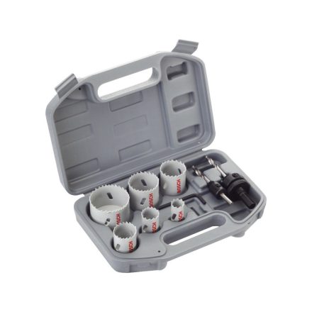 BOSCH Kreisschneider-Satz für Elektriker, 9-teilig Standard HSS-Bimetall