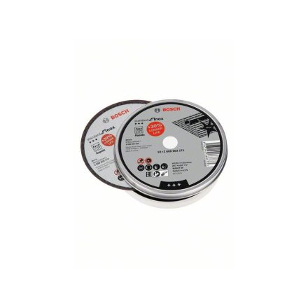 BOSCH Trennscheibe für Metall 125 x 1,0 x 22,2 mm Inox gerade WA 60 T BF Rapido in Metallbox (10 Stück)