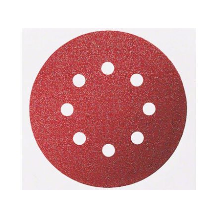 BOSCH Klett-Schleifteller 125 mm / P180 8 Löcher (5 Stück)
