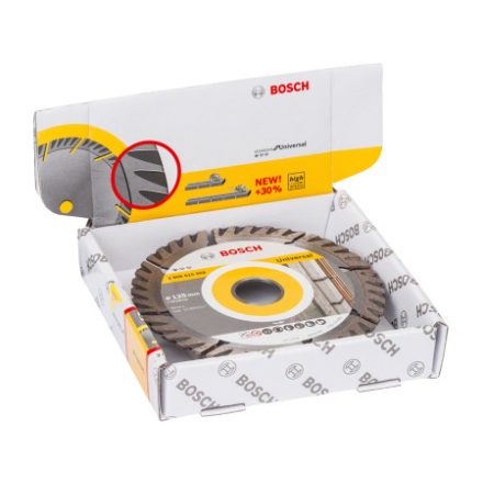 BOSCH Diamant-Trennscheibe 125 x 2,0 x 10 x 22,2 mm segmentiert Standard für Universal (10 Stück)