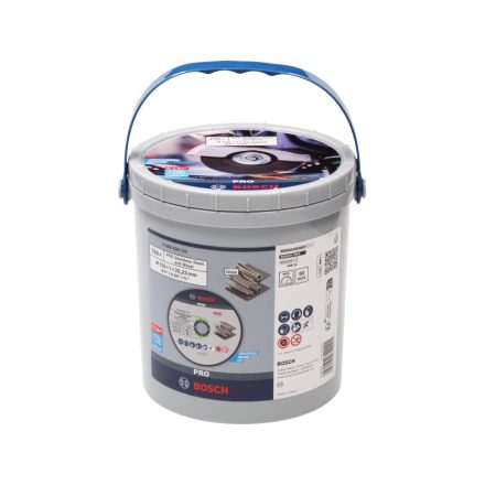 BOSCH PRO Vágókorong inox/fémre 125 x 1,0 x 22,2 mm St. Steel & Metal vödrös kiszerelés (100 db)