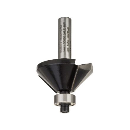 BOSCH Hartmetall-Kegelfräser mit Kugellager 35,0 x 11 x 15 x 56 x 8 mm / 45°