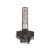 BOSCH Hartmetall-"E"-Fräser mit Kugellager 25,4 (r=6,3 mm) x 14 x 46 x 8 mm