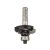BOSCH Hartmetall "G"-Profilfräser mit Kugellager 31,8 (r=4,8 mm) x 12,4 x 54 x 8 mm