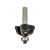 BOSCH Hartmetall "F" Profilfräser mit Kugellager 35,0 (r=9,5 mm) x 16,2 x 59 x 8 mm