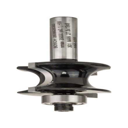 BOSCH Hartmetall-Halbstabfräser mit Kugellager 27,8 (r=6 mm) x 19 x 63 x 8 mm