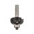 BOSCH Hartmetall-Hohlkehlfräser mit Kugellager 28,7 (r=8 mm) x 13 x 54 x 8 mm