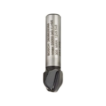 BOSCH Hartmetall-Rundfräser 12,0 (r=6 mm) x 9,2 x 40 x 8 mm