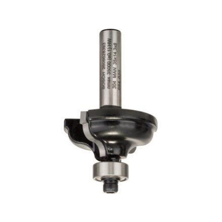 BOSCH Hartmetall "A" Profilfräser mit Kugellager 35,0 (r=4,8 mm) x 11 x 14,3 x 57 x 8 mm