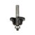 BOSCH Hartmetall "B" Profilfräser mit Kugellager 38,1 (r=6,3 mm) x 12,7 x 17 x 61 x 8 mm