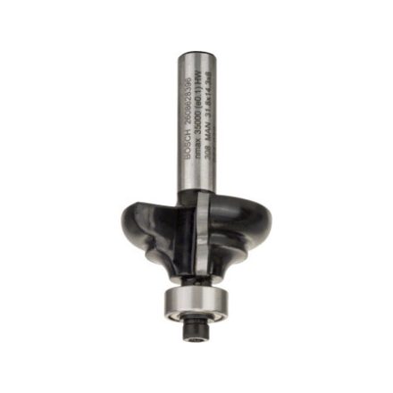 BOSCH Hartmetall-"C"-Profilfräser mit Kugellager 31,8 (r=4,8 mm) x 9,5 x 14 x 57 x 8 mm