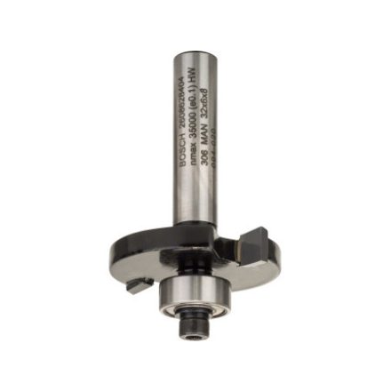 BOSCH Hartmetall-Nutfräser mit Kugellager 32,0 x 6 x 51 x 8 mm
