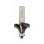 BOSCH Hartmetall-Abkantfräser mit Kugellager 36,7 (r=12 mm) x 19 x 70 x 12 mm
