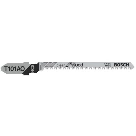 BOSCH Säbelsägeblatt für Holz T 101 AO 83/1,4 mm für Kurvenschnitte (3 Stück)
