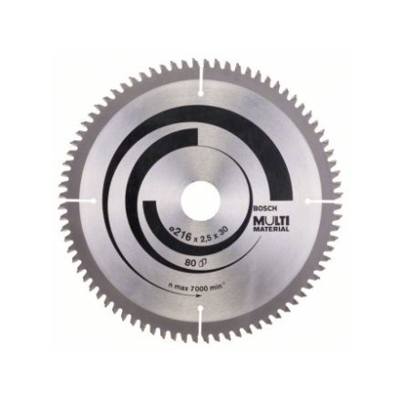 BOSCH Sägeblatt universal 216 x 30 x 2,5 mm / 80T MultiMaterial