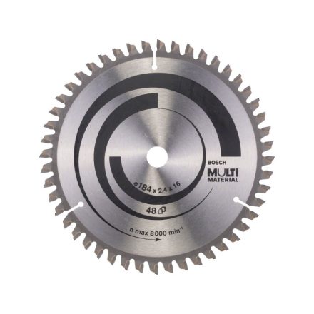 BOSCH Fűrésztárcsa univerzális 184 x 30 x 2,4 mm / 48T MultiMaterial HLTCG