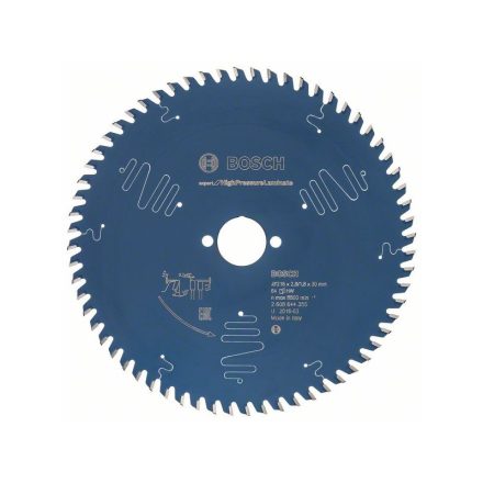 BOSCH Sägeblatt für Schichtstoffplatten 216 x 30 x 2,8 mm / 64Z Experte für Hochdrucklaminat