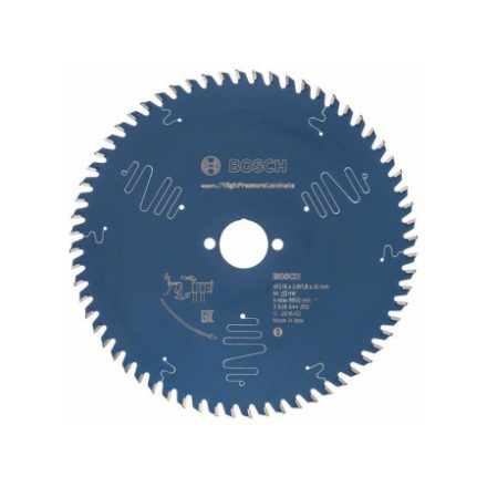 BOSCH Sägeblatt für Schichtstoffplatten 216 x 30 x 2,8 mm / 64Z Experte für Hochdrucklaminat