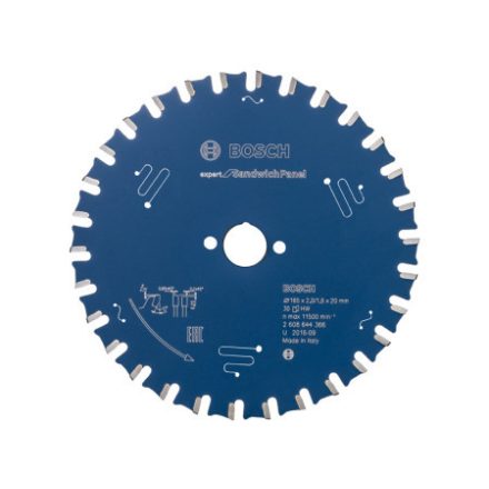 BOSCH Sägeblatt für Sandwichplatten 165 x 20 x 2,0 mm / 30T Expert für Sand. Panel