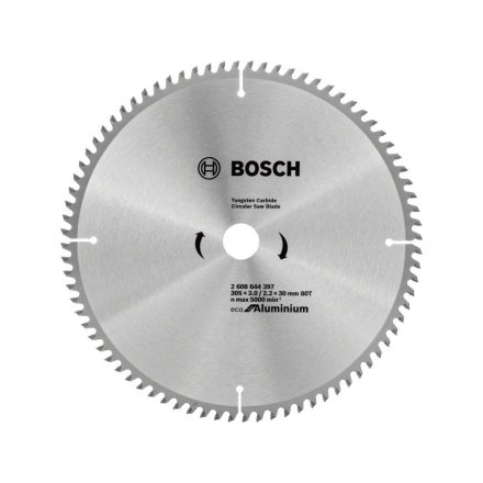 BOSCH Sägeblatt für Aluminium 305 x 30 x 3,0 mm / 80T