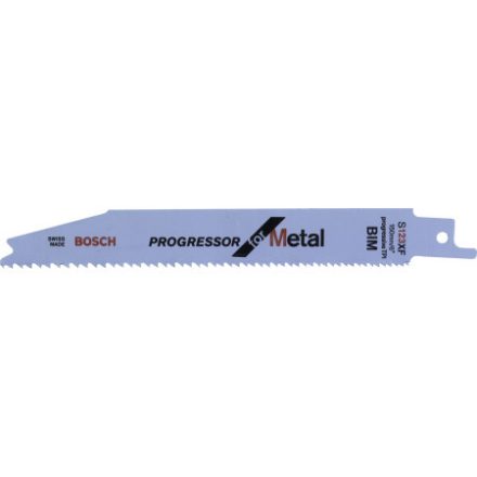 BOSCH Säbelsägeblatt für Metall S 123 XF 150 mm / 8-18TPI Bimetall Progressor for Metal (2 Stück)