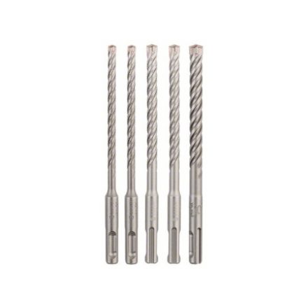 BOSCH 5X Steinbohrer Set 5-teilig Vierschneiden SDS-Plus (6 / 6 / 8 / 8 / 10 x 160 mm)