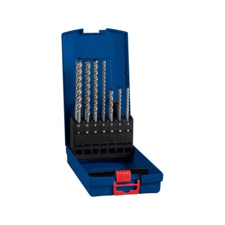 BOSCH EXPERT 7X Gesteinsbohrer-Set 7-teilig vierschneidig SDS-Plus (5/6/8 x 115 mm; 6/8/10/12 x 165 mm)