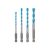 BOSCH EXPERT HEX-9 Multikonstruktionsbohrer-Set 4-teilig (4 / 5 / 6 / 8 mm) 1/4" Bithalter