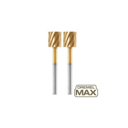 DREMEL MAX 115DM Fräskopf zylindrisch 7,8 mm TiN beschichtet (2 Stück)