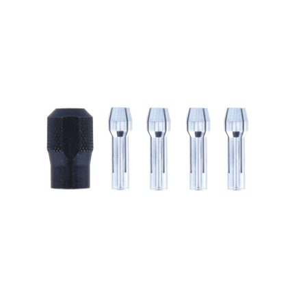 DREMEL Spannhülsen-Set (0,8 / 1,6 / 2,4 /3,2) + Mutter