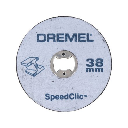 DREMEL EZ SpeedClic Starter-Set (Spanndorn + 2 Stück 38 mm Scheiben)