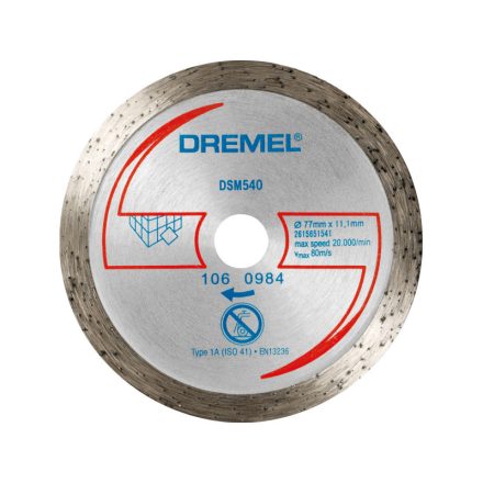 DREMEL DSM540 Diamantschneidscheibe 77 x 11,1 mm
