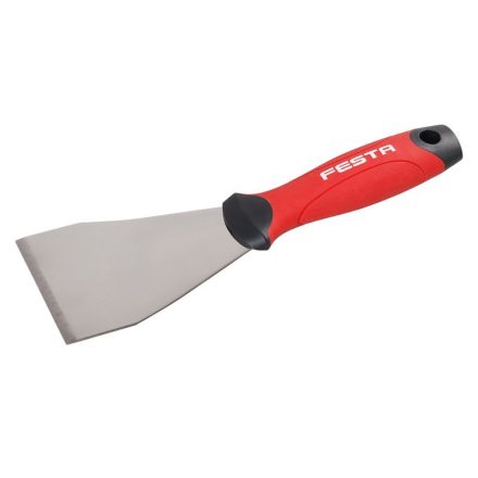 FESTA Farbspachtel Spachtelmasse 75 mm Inox Profi mit Softgriff
