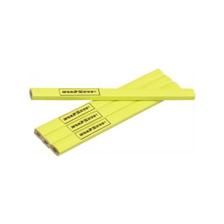 MORPHEUS Zimmermannsbleistift 175 mm oval gelb