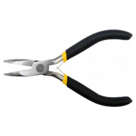 VOREL Gebogene Spitzzange 125 mm