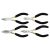 VOREL Mini-Zangen-Set 4-teilig 125 mm