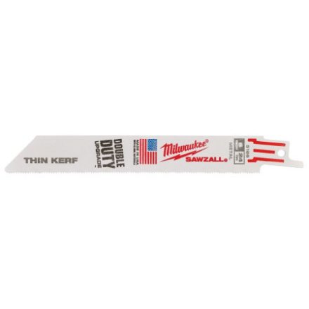 MILWAUKEE Säbelsägeblatt 150 mm / 24TPI Bi-Metall Co (für Metall) (5 Stück)
