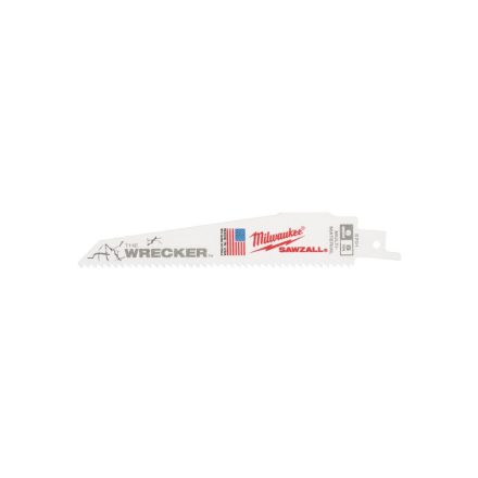 MILWAUKEE Säbelsägeblatt 150 mm / 7/11TPI Bimetall-Co (Metall, Holz) (5 Stück) (48005701)