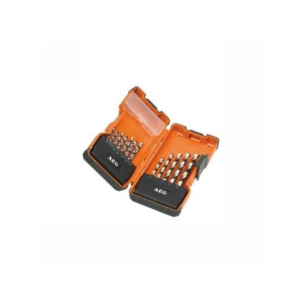 AEG Schneckenbohrer-Set 19-teilig 118° 2-10 mm HSS-G DIN 338