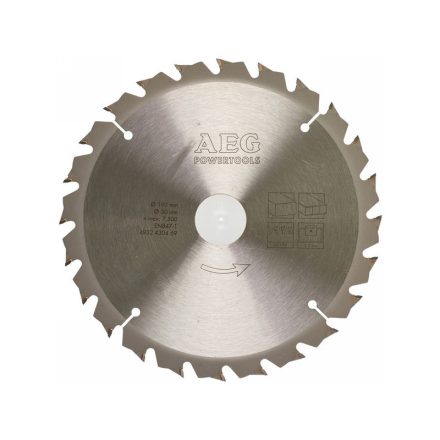 AEG Sägeblatt für Holz 190 x 30 x 2,2 mm / 24T