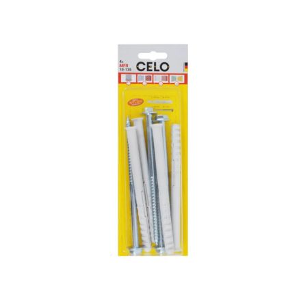 CELO Kunststoffdübel MFR 10-135 SB SSKS (4 Stück)