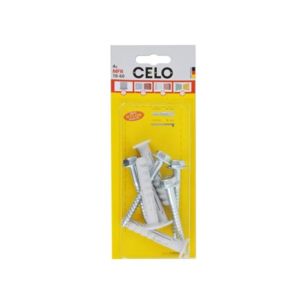 CELO Kunststoffdübel MFR 10-60 FB SSKS (4 Stück)