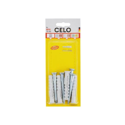 CELO Kunststoffdübel MFR 10-60 SB TX (4 Stück)