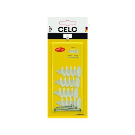CELO IPL 60 Dämmstoffdübel mit 4,5 x 40 Schrauben (4 Stück)