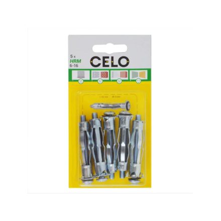 CELO BLISTER-HRM Crunch-Metall-Gipskartondübel 6-16 (5 Stück)