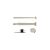 CELO FX O 8 Nylondübel, (2 Stück) M5 x 70 Doppelgewindeschraube, (2 Stück) Nylon-Schutzscheibe, (2