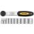 VOREL Steckschlüsselsatz 11-teilig 1/4" 5-14 mm CrV