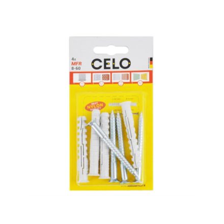 CELO Kunststoffdübel MFR 8-60 SB TX (4 Stück)